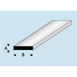 Profilé styrène Plat 0,5 mm